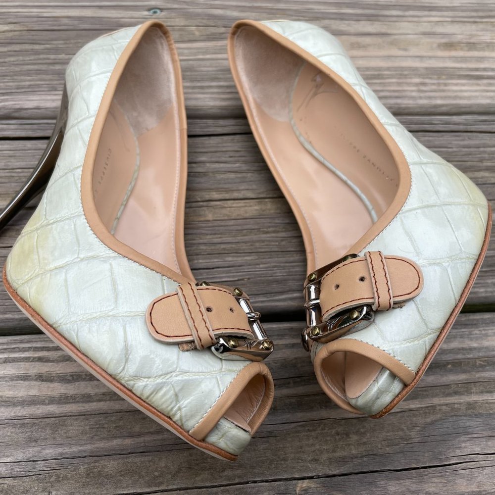 Giuseppe Zanotti Women Heel Shoes Open Toe Pump Ma - Picture 2 of 16